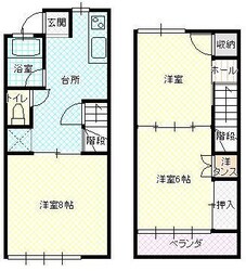 安斎ハイツの物件間取画像